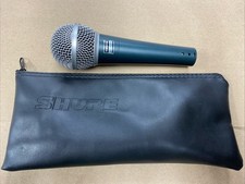 Shure Beta 58A Supercardioid Dynamic Vocal Microphone Live Stage Pro Feedback