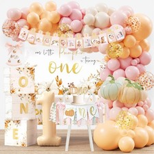 Little Pumpkin 1st Birthday Party Decorations Supplies, Pumpkin First Birthda...