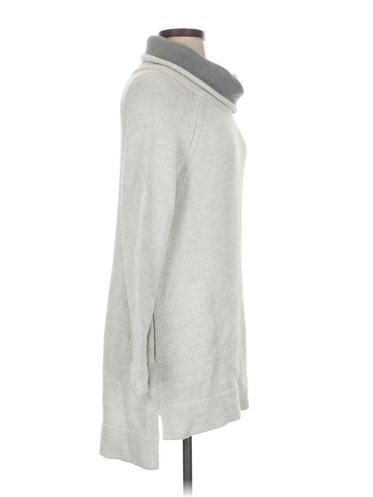 Soft Surroundings Women Gray Turtleneck Sweater S - image 3