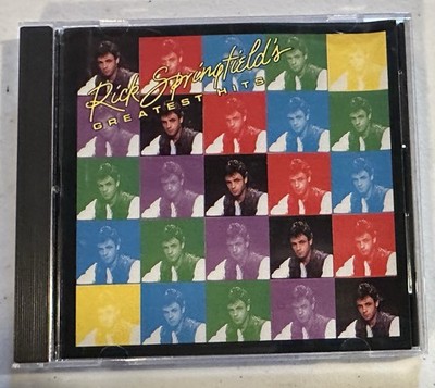 Rick Springfield CD Greatest Hits, Jessie s Girl, Don t Talk To Strangers ++