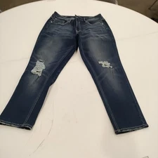 Women's VIGOSS Jeans Size 14 Mid rise With 28 In Inseam(Marley -super Skinny)