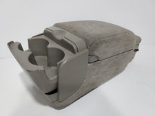 01-05 Buick Lesabre Center Console Armrest Gray Cloth W Dual Cup Holder 01-05 Buick Lesabre Center Console Armrest Gray Cloth W Dual Cup Holder