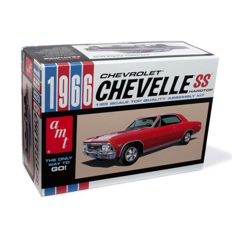 AMT 1:25 1342 1966 Chevy Chevelle SS Model Car Kit