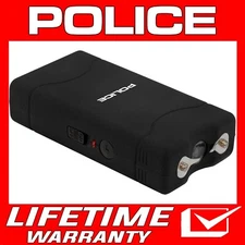 POLICE Stun Mini 800 380 BV Rechargeable LED Flashlight Black