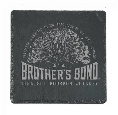 BROTHER'S BOND Whiskey Slate Coaster