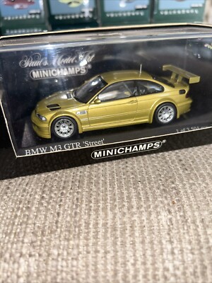 Minichamps BMW M3 GTR 2001 Street Yellow 1:43 400 012101 | eBay UK