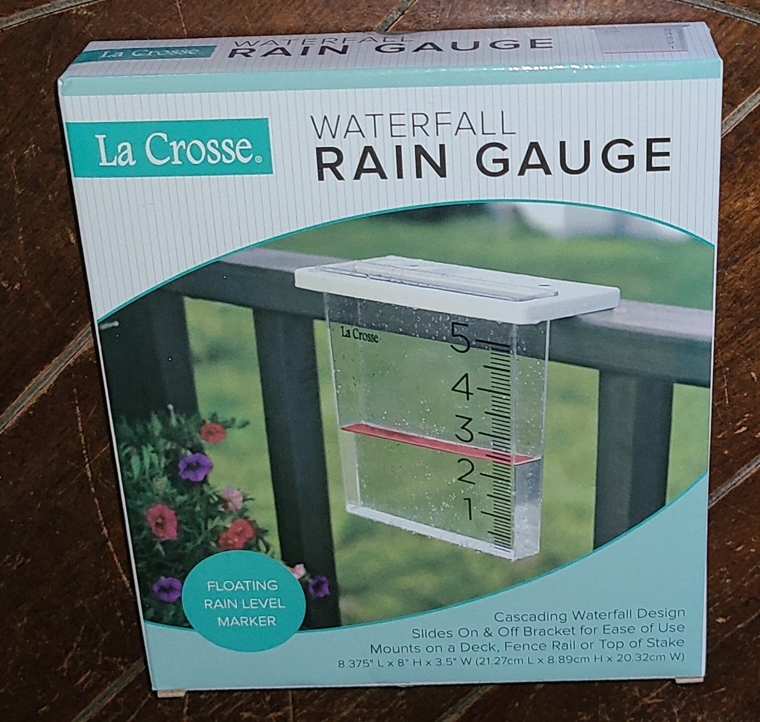 La Crosse Waterfall Rain Gauge w/Floating Rain Level Marker 705109 eBay