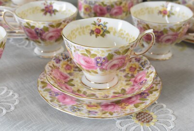 Royal Albert Serena Reg No 839329 Tea set 21 Pieces, Bone China | eBay