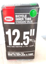 Bell Bicycle Inner Tube 12.5" x 1.75" - 2.25" / Fits a Kids Standard Bike Tire
