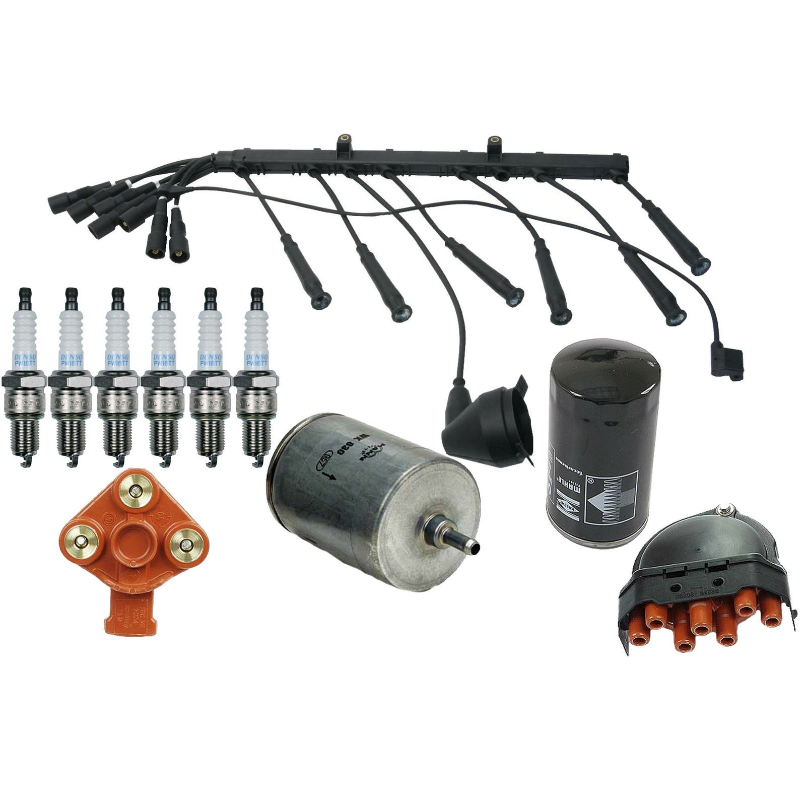 Tune Up Ignition Wire Set Rotor Oil Fuel Filter For E28 E30 E34 525i 325i