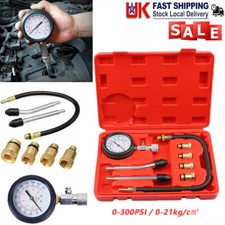 Petrol Engine Cylinder Pressure Tester for Car Compression Test Gauge Kit Set UK