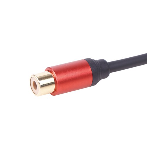 Speaker Wire RCA Female Plug Adapter Connector To Bare Wire Open End Audio Ca Y2 - Afbeelding 4 van 14