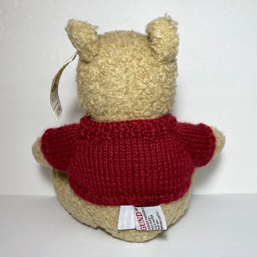 Oso de peluche Winnie the Pooh clásico GUND 7" Disney nuevo con etiquetas - Imagen 4 de 8