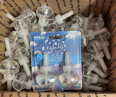 Glade Plugins Limited Edition Cotton Cloud Dream 100 Refills out of pack