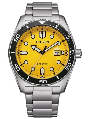 Citizen AW1760-81Z Herrenuhr Edelstahl Eco Drive silber
