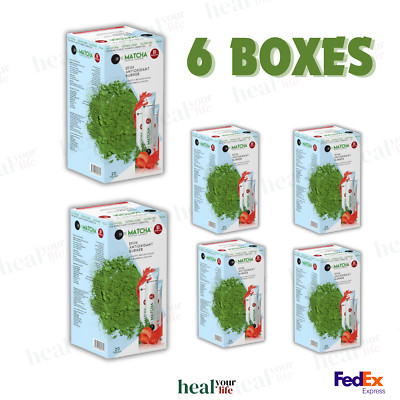 *EXPRESS SHIPPING * 6 BOX * Matcha Premium Japanese Naturel Green Tea Powder