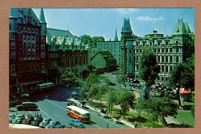 Place D'Armes Monument First Missionaries Quebec City Canada UNP Chrome Postcard