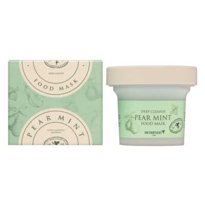 SKINFOOD Pear Mint Deep Cleanse Food Mask 120g/4.23 oz Brand New