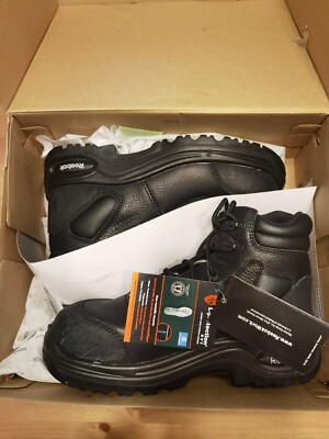 Reebok RB765 Women 8.5M Black Leather Composite Toe Waterproof Trainex Boots New