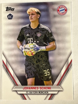 Topps FC Bayern München Team Set 2022/23 Johannes Schenk RC