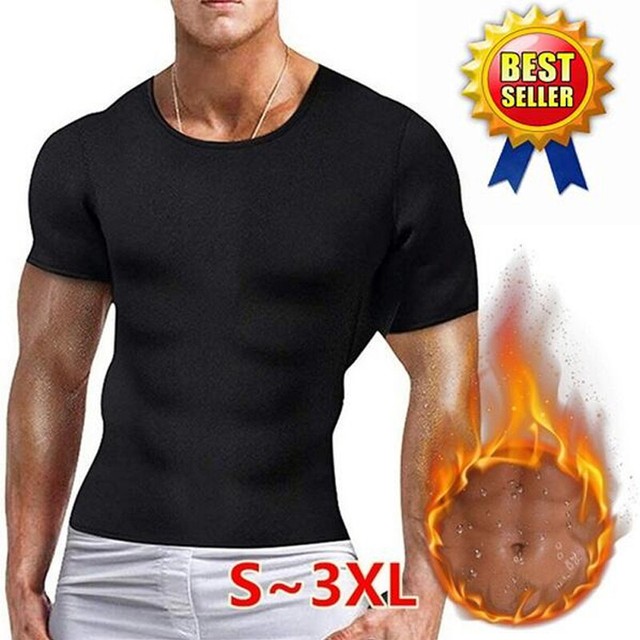 Men's Seamless Slimming Body Shaper Vest Tummy Control Belly