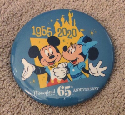 Disneyland Resort 65 Years of Magic AP Magnet & Button 65th  display picture 1
