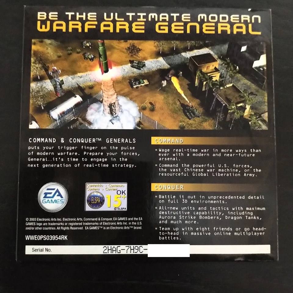 C&C GENERALS BONUS OFFICERS CLUB MEMBERSHIP CD NEW FREE SHIPPING COMMAND CONQUER - Image 2 of 2