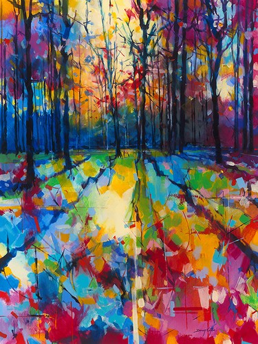Doug Eaton - Mile End Woods - Canvas Print Wall Art - 2 sizes available - 第 1/3 張圖片