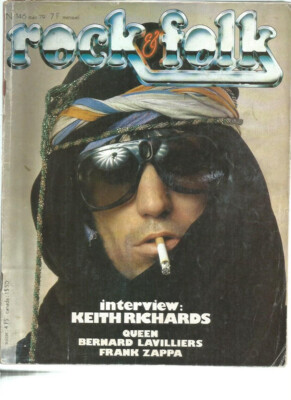 ROCK & FOLK N°146 KEITH RICHARDS / QUEEN / BERNARD LAVILLIERS / FRANK ZAPPA