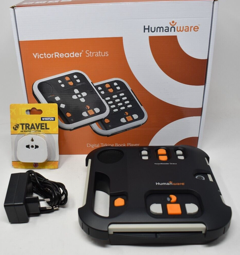Victor Reader Stratus 4 HumanWare CD Drive Digital Talking Book Player - Picture 4 of 8