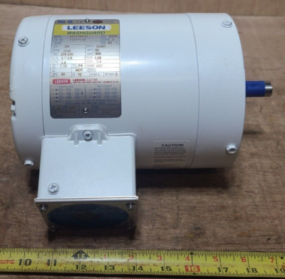 Leeson Electric C6T17WVC1J WASHGUARD Motor 113019.00