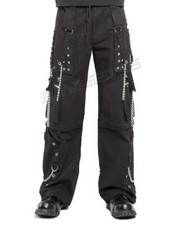 Men s Electro Bondage Tripp Rave Gothic Cyber Chain Goth Jeans Punk Rock Pants