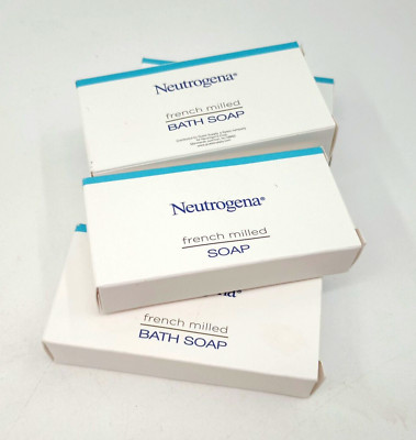 Neutrogena French Milled Soap Travel Size Hotel Style Soap Bars Lot of 5