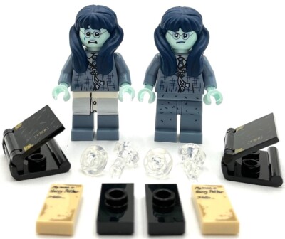 Lego 2 New Moaning Myrtle Harry Potter Series 2 Books Minifigs Sold as Pictured