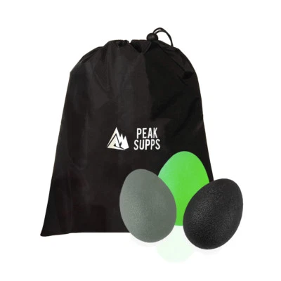 PEAK SUPPS Handgriff Verstärker Bälle - Handgelenk Finger | Stärke Ei | Unterarm Tendinitis