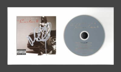 LIL WAYNE SIGNED AUTOGRAPH THA CARTER 2 FRAMED CD DISPLAY - READY