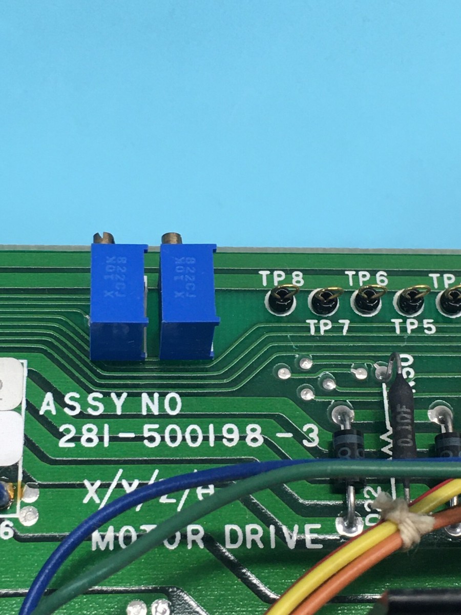 TOKYO ELECTRON TEL 281-500198-3 PCB- X Y Z THETA Assy Motor Drive