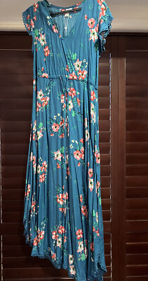 BNWT Blue soul by Boho maxi dress teal size small RRP $69.95 | eBay  Australia