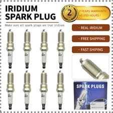 8X CNPAPC 41-114 Iridium Spark Plug For 2016-2017 GMC Sierra 1500 5.3L V8
