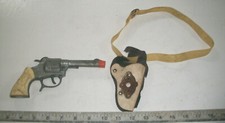 1950s Kilgore BUCK Die Cast Metal Toy Cap Gun Cowboy Western 6 - Shooter  BONUS