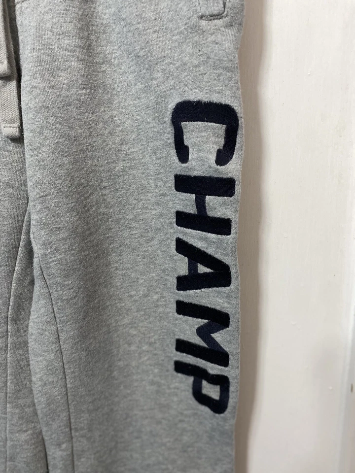 Pantalones deportivos de colección 2012 Gymboree Boys talla 8 grises con cordón azul “Champ” usados en excelente estado Foto 2 de 4