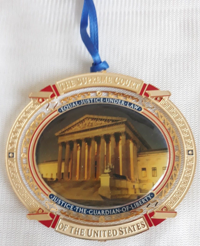 The Supreme Court of the United States Ornament Equal Justice Under Law Boxed - Picture 2 of 15