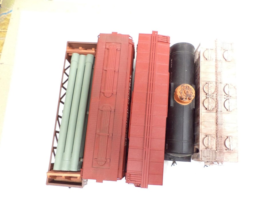 American Models/others S scale Freight cars(5), Wisconsin Central