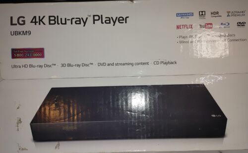 LG Ultra HD Blu-Ray Disc Player - Black (UBKM9) for sale online