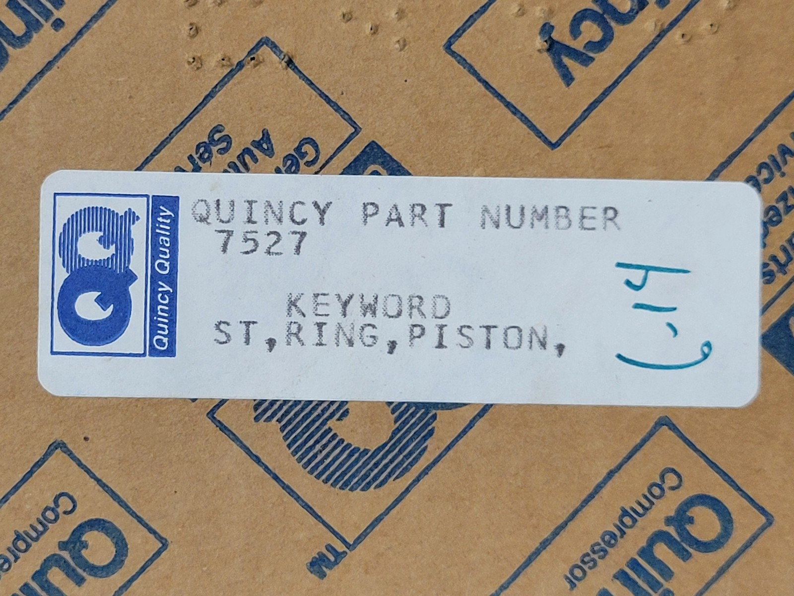 Quincy 7527 Piston Ring Set Air Compressor