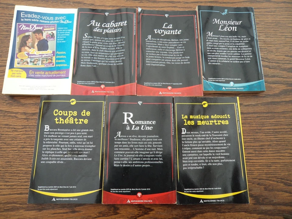 7 livres Collection Passion Nous Deux - Photo 2/2