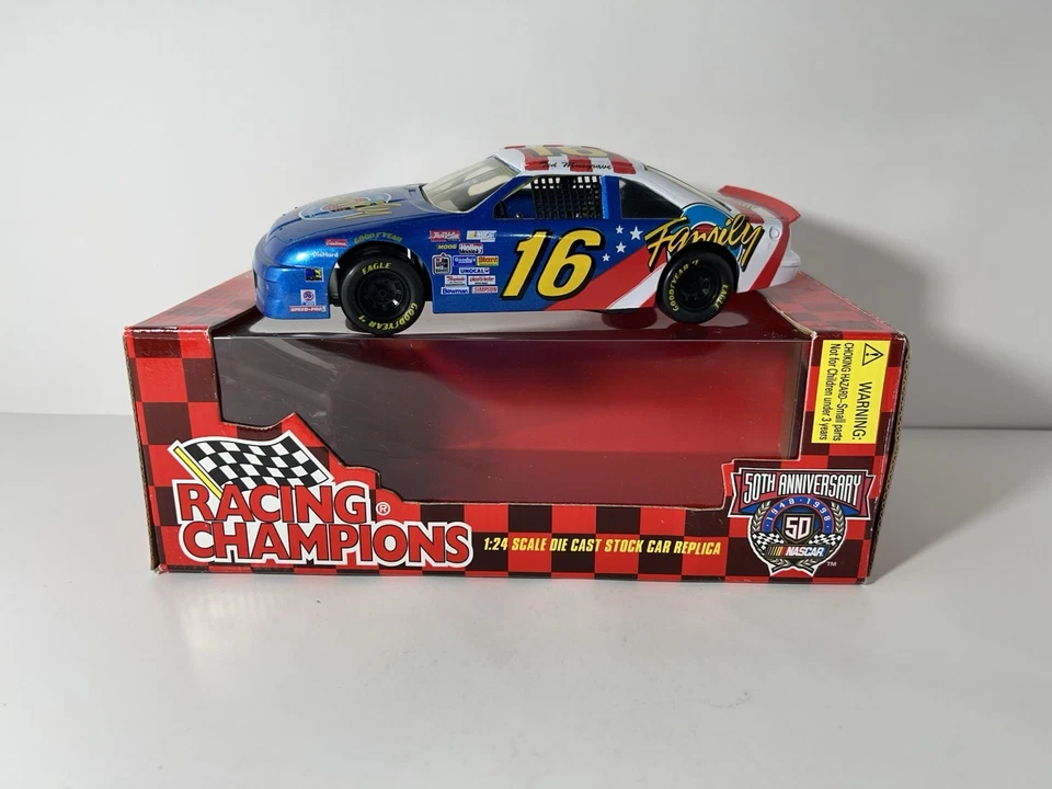 Ted Musgrave #16 1992 Racing Champs 1:24 Die-Cast NASCAR The Family Channel B9 - Image 2 of 4
