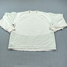 Lululemon French Terry Glyde Crewneck Pullover Womens Medium Ivory Cinch Running