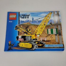 LEGO City Crawler Crane 7632 Complete 481 Piece Set w/ Box and Instructions 2009