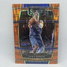 LUKA DONCIC 2021-22 Panini Select Basketball #12 ORANGE FLASH PRIZM NM